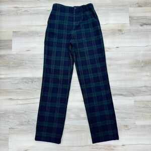John Galt Brandy Melville Kim Tartan Plaid Pants high waist